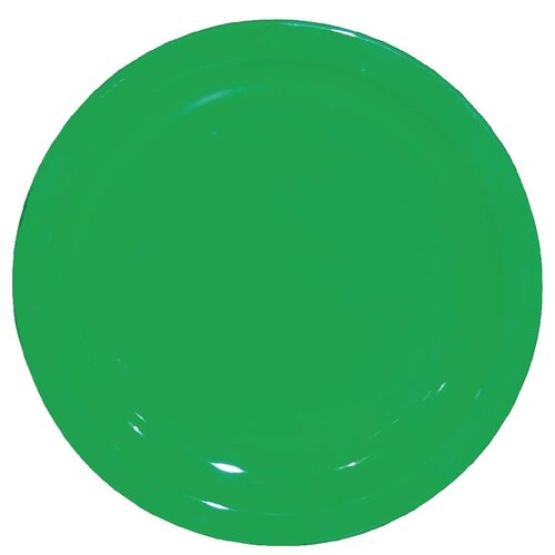 Olympia Kristallon Polycarbonate Plate Green - 230mm 9" (Box 12)