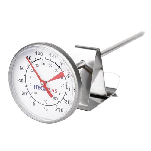 Hygiplas Hot Milk Dial Thermometer - 45mm