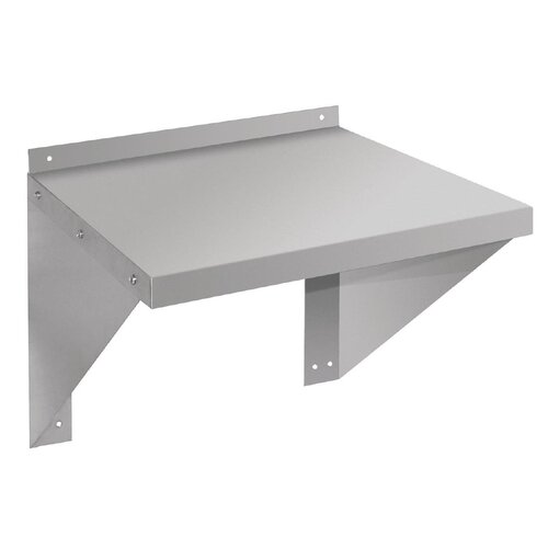 Vogue Microwave Wall Shelf St/St - 560x560x490mm 22x22x19 1/4"