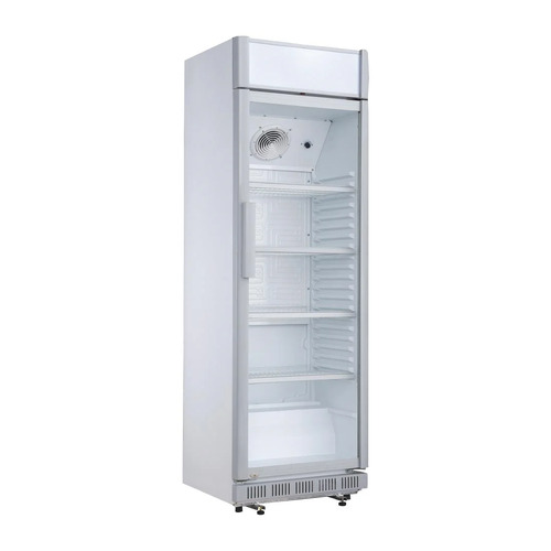 Polar C-Series Upright Display Cooler with Light Box - 346Ltr