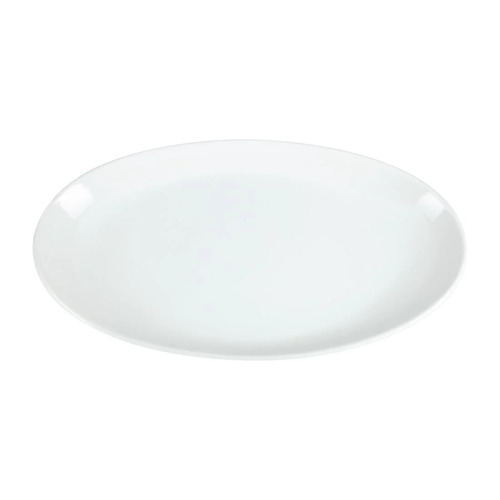 Olympia Whiteware French Deep Oval Plate White - 500mm 19 1/2" (Box 1)