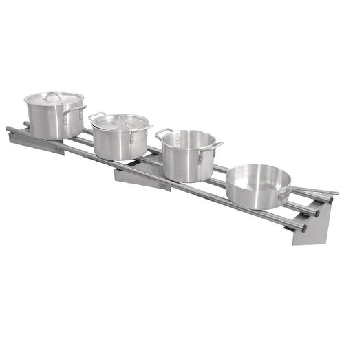 Vogue Tubular Wall Shelf St/St - 1500x300mm 59x12"