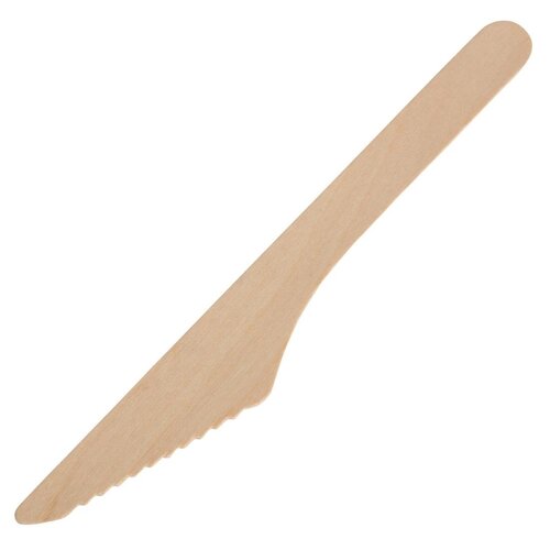 Fiesta Green Disposable Wooden Knives Pack of 100