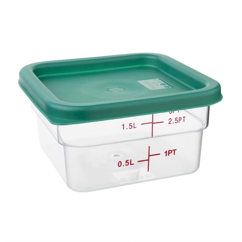 Hygiplas Square Green Lid to fit - 1.5/3.5Ltr