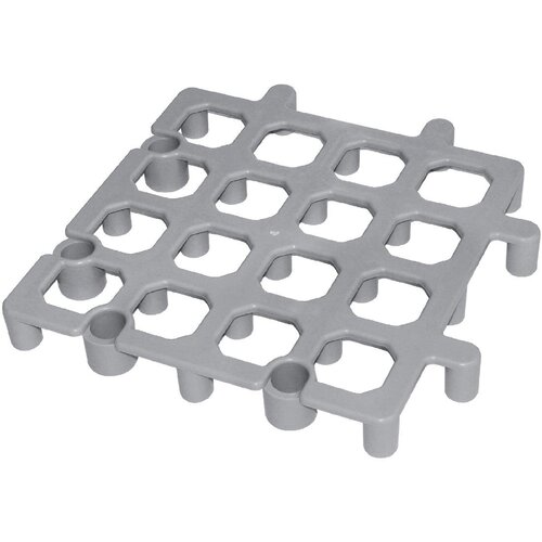 Vogue Dunnage Floor Rack Grey Polypropylene - 335x335mm (Pack 2)