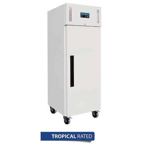 Polar G-Series Upright Cabinet Freezer White 600Ltr