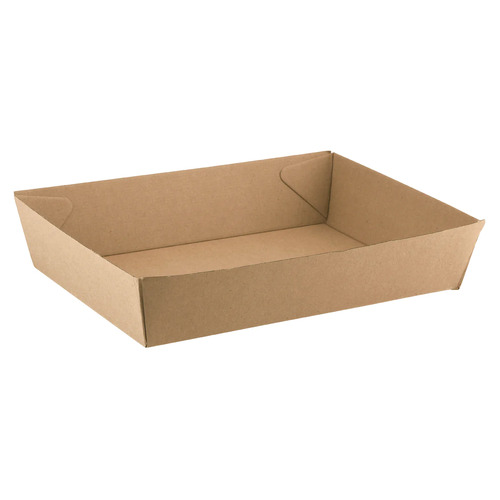 CLOSED LOOP KRAFT OPEN TRAY 5 255x179x58mm (C 100)