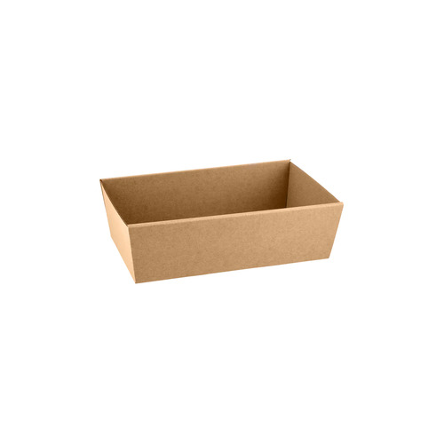 CLOSED LOOP KRAFT CATERING TRAY 1 255x153x80mm (C 100)