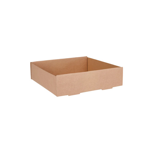 CLOSED LOOP KRAFT CATERING TRAY 5 225x225x60mm (C 100)