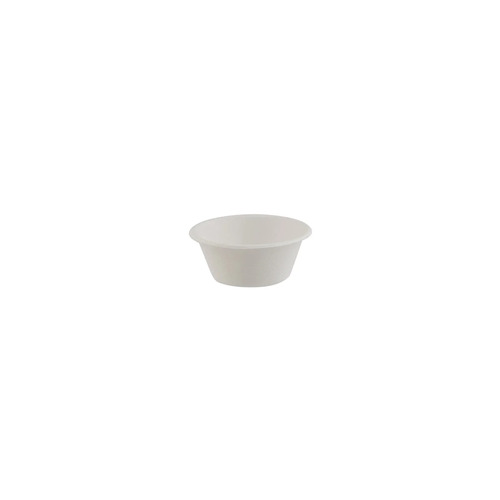 CLOSED LOOP SUGARCANE SAUCE CUP 65x33mm, 60ml WHITE (C 1000)