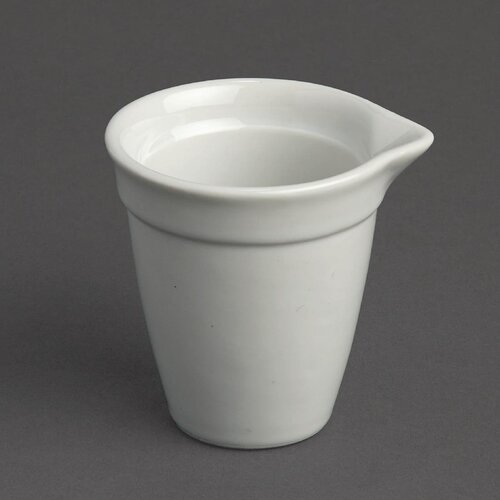 Olympia Bistro Milk Jug White - 42ml 1.5oz (Box 12)