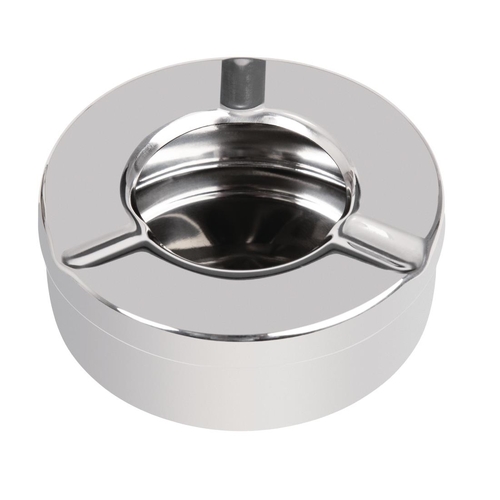 Stainless Steel Windproof Ashtray (Box 6)