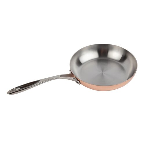 Vogue Induction Tri-Wall Copper Fry Pan - 240mm 9"