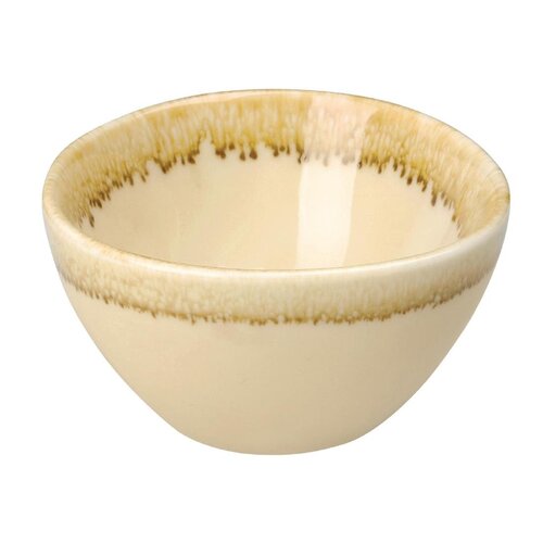 Olympia Kiln Sandstone Round Dipping Pot68x38mm 2 3/4x1 1/2" 50ml 1.75oz(Box 12)