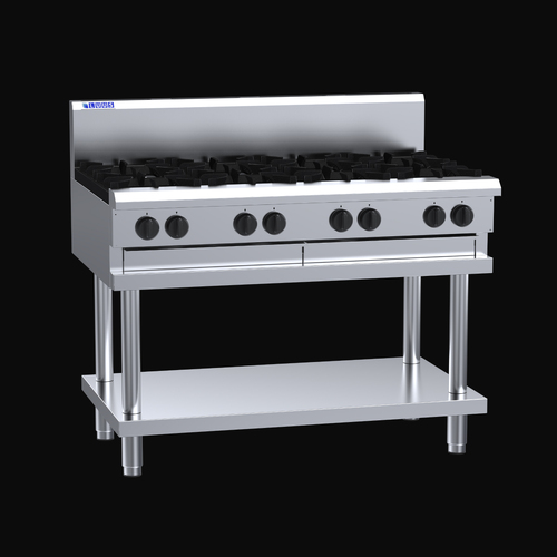 Professional Series 1200 Cooktops 8 burners &amp; shelf