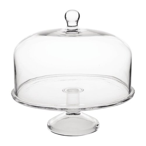 Olympia Glass Cake Stand Base for Dome CS014 305(dia)x95(h)mm