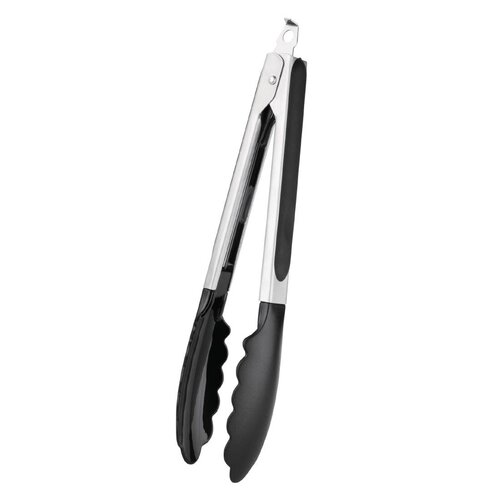 Vogue Silicone Tongs St/St - 230mm 9"