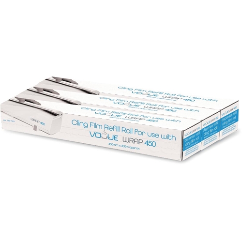 Vogue Refill Clingfilm for Wrap450 Dispenser (Pack 3)