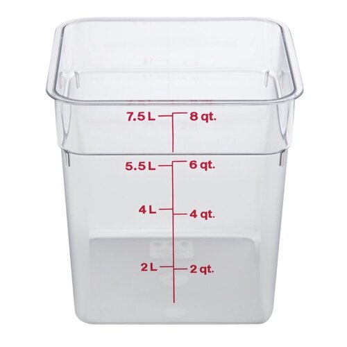 Cambro Square Polycarbonate Food Storage Container 7.6 Litre