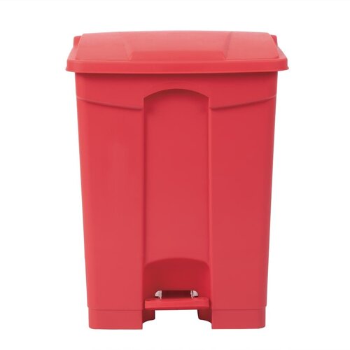 EDLP - Jantex Kitchen Pedal Bin Red - 65Ltr