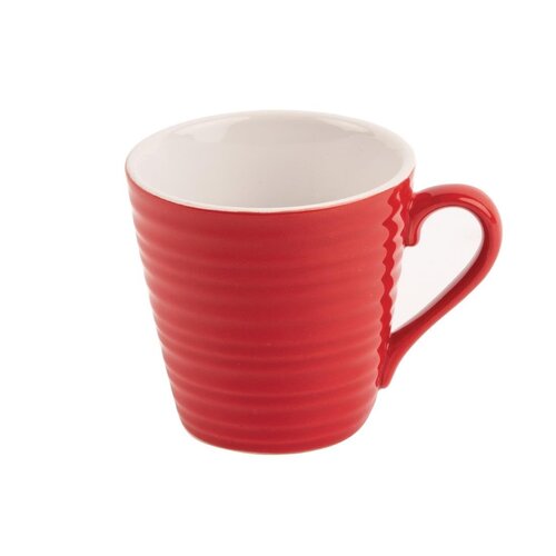 Olympia Cafe Red Ripple Mug 12oz 340ml (Box 6)