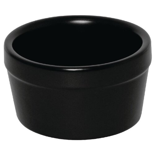 Olympia Tapas Ramekin Matt Black 77mm 3" 45mm(H) (Box 6)