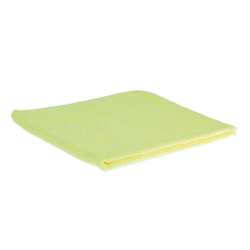 Jantex Microfibre Cloths Yellow (Pack 5)