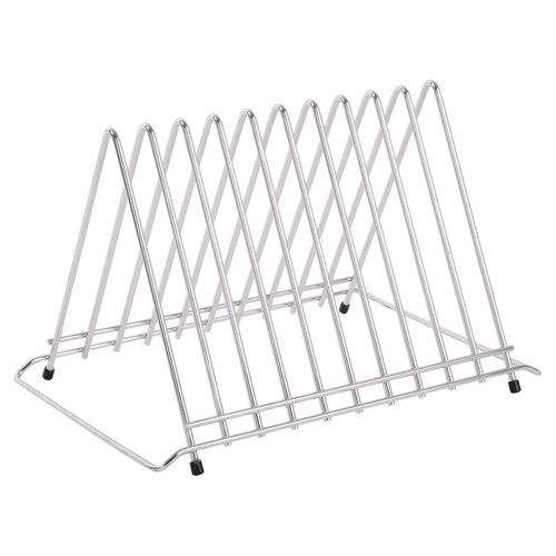 Hygiplas Heavy Duty Chopping Board Rack St/St 10 slots