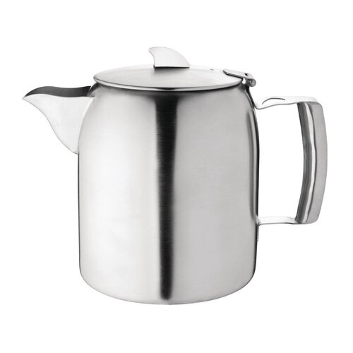 Airline Teapot Brushed Finish St/St - 1.6Ltr 56 fl oz St/St