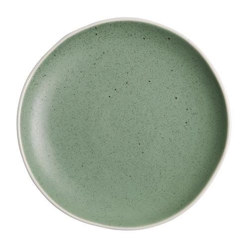 Olympia Chia Green Plate 205mm 8" (Box 6)