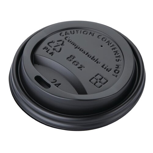 Fiesta Green Compostable Hot Cup Lids 225ml Pack of 50