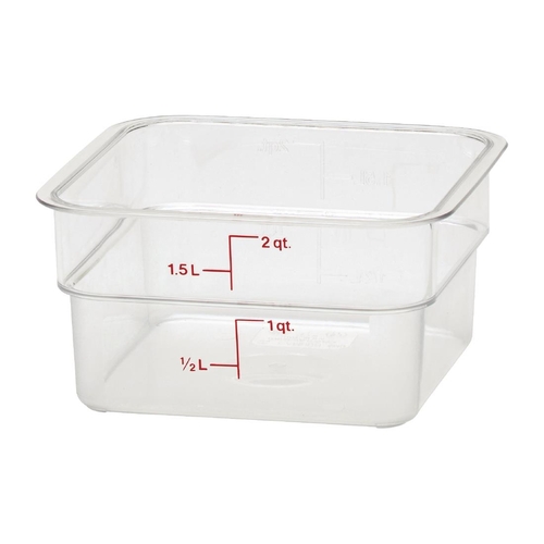 Cambro Square Polycarbonate Food Storage Container 1.9 Litre