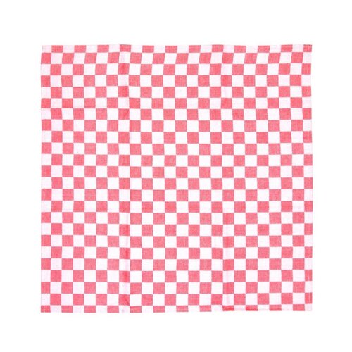 Vogue Chef Tea Towel Red - 660x660mm 26x26"