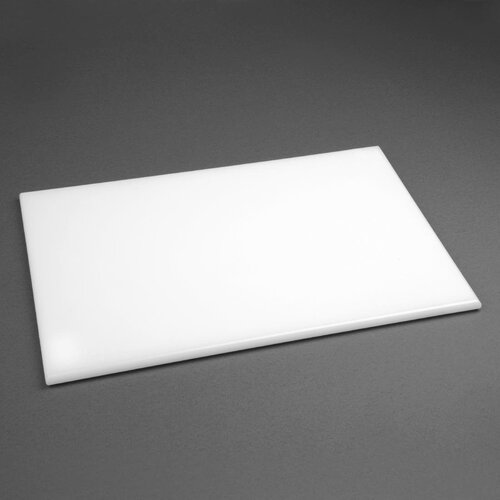 EDLP - Hygiplas Anti-bacterial High Density Chopping Board White - 18x12x1/2"