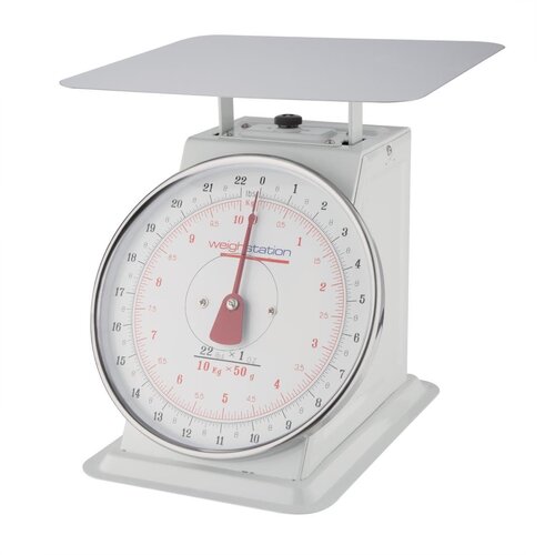 Vogue Kitchen Scale Flat Top 10kg/22lbs - Grad. 50g/1oz