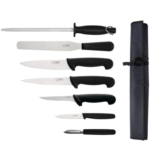 Hygiplas Starter Knife Set with 8" Cooks Knife &amp; Wallet