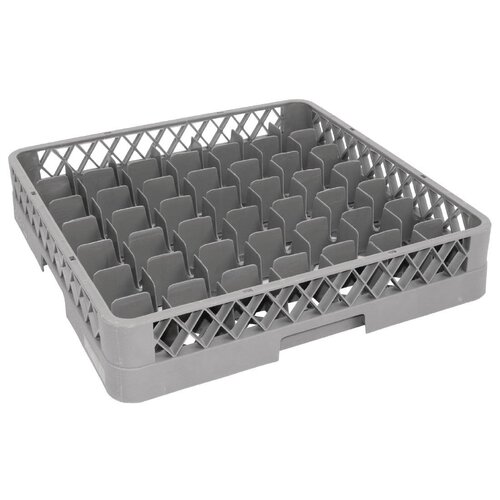 Vogue Glass Rack Grey - 100x500x500mm (49 Compartments)