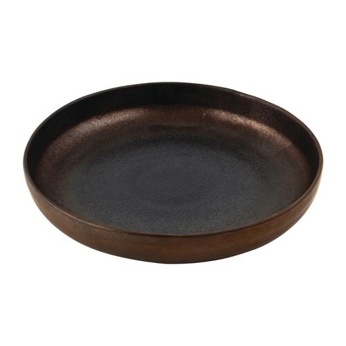 Olympia Ochre Flat Bowl - 210mm (Box 6)