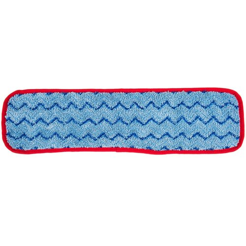 HYGEN microfiber high performance damp mop pads blue and red 450mm