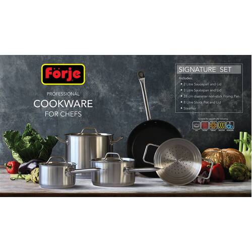 SIGNATURE - 5 PIECE COOKWARE SET