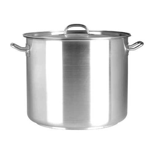 Chef Inox Elite Stock Pot with Lid 10.75Ltr