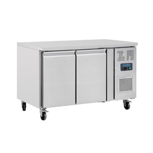 Polar U-Series Double Door Counter Fridge 282Ltr