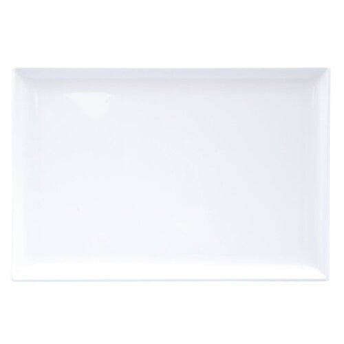 Rectangle Melamine Buffet Platters 240 x 350mm White