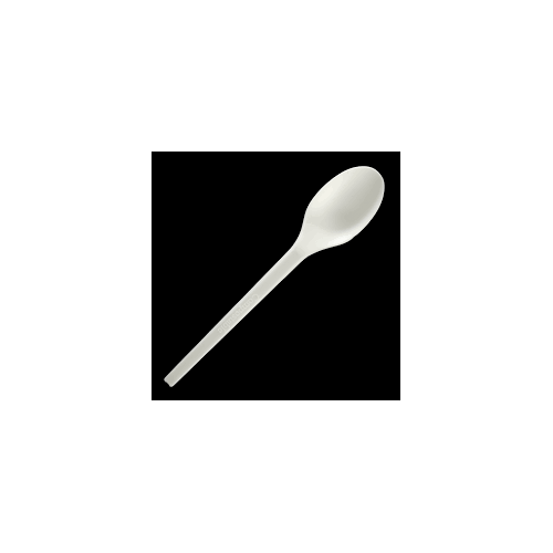 16.5cm (6.5") PLA spoon - white Pack Size 1000