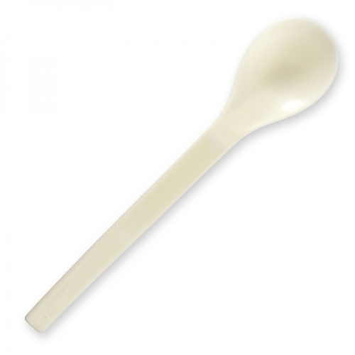 17.5cm (7") PSM spoon - natural white