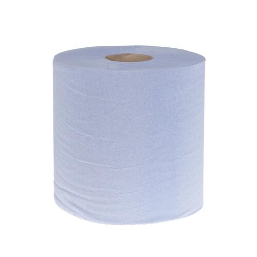 Jantex Centre Feed Roll Blue 1ply - 300m x 175mm (Pack 6)