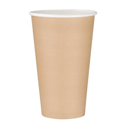 Fiesta Hot Cups Single Wall Kraft - 455ml (16oz) (Box 1000)