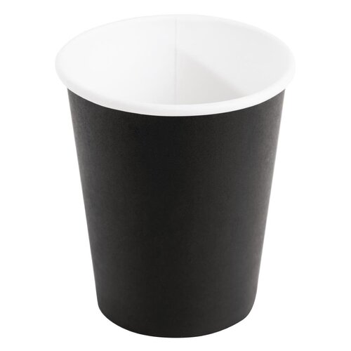 Fiesta Hot Cups Single Wall Black - 228ml (8oz) (Box 1000)