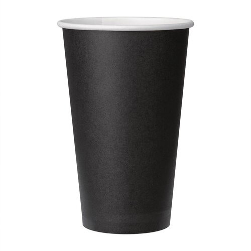 Fiesta Hot Cups Single Wall Black - 455ml (16oz) (Box 1000)