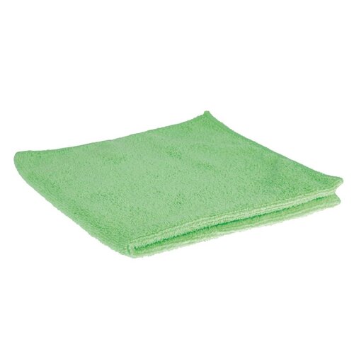 Jantex Microfibre Cloths Green (Pack 5)